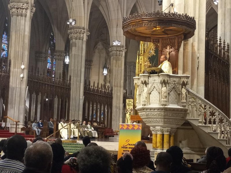 Black History Month Mass Celebrated at St. Patrick’s Cathedral