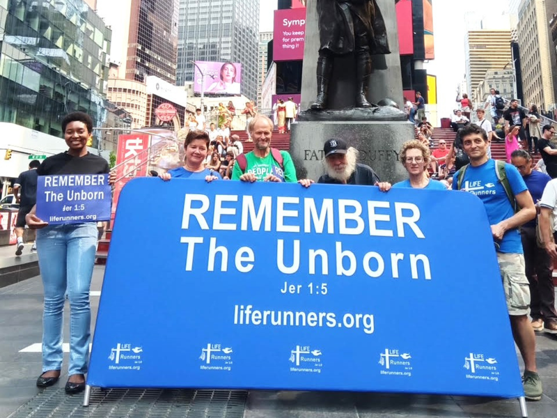 Annual Pro-Life Relay Starts East-to-West Journey in New York