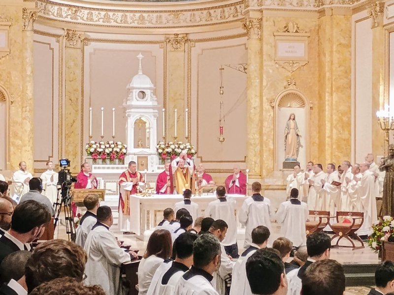 Cardinal Dolan Celebrates Opening Mass of the Holy Spirit at St. Joseph’s Seminary