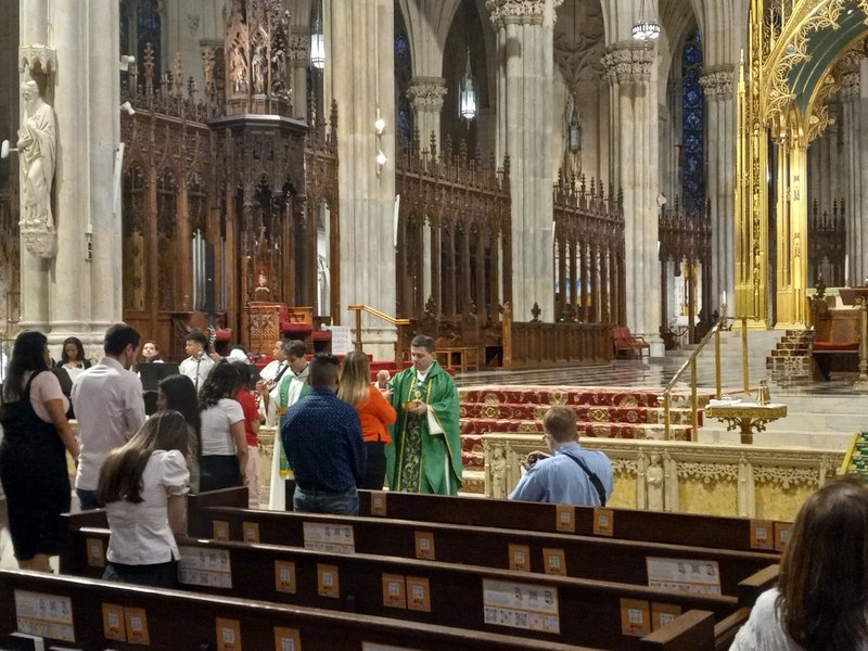 June Young Adult Mass Celebrated at St. Patrick’s Cathedral