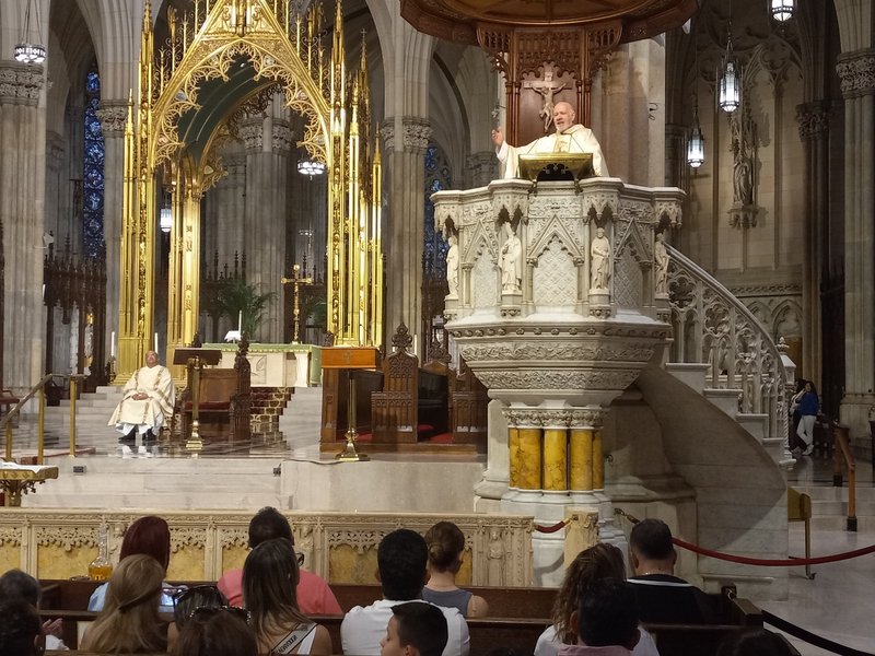 Monsignor Kevin Sullivan Celebrates Our Lady of Coromoto Mass at St. Patrick’s Cathedral