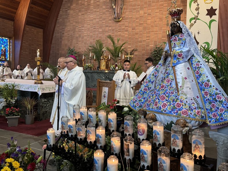 Mass in Honor of Our Lady of Antipolo at National Shrine of Our Lady Of Mount Carmel