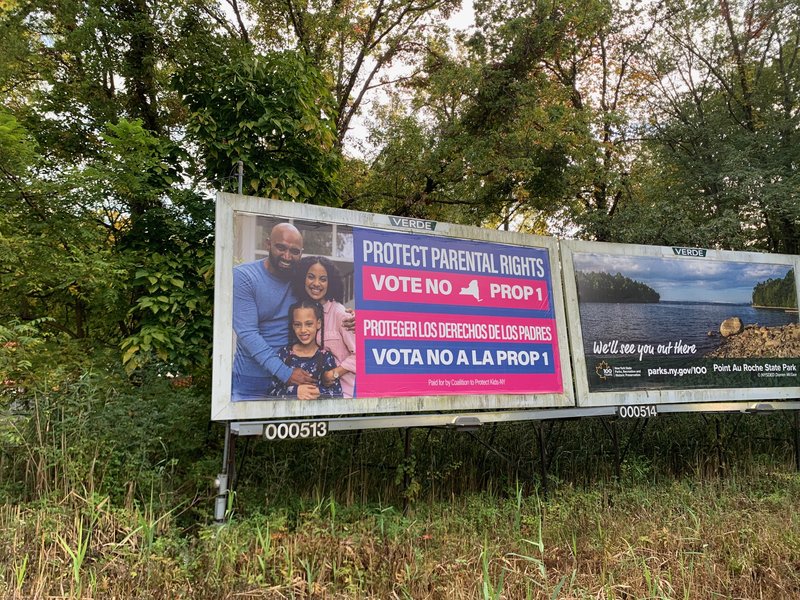 UDRLC Sponsors Bilingual Billboard Urging a 'No' Vote on Proposal 1 on November 5