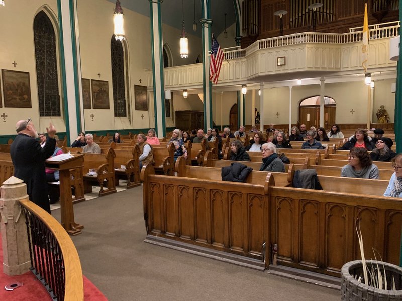 Lenten Evening of Recollection Draws Scores of Catholics to St. Mary's in Kingston
