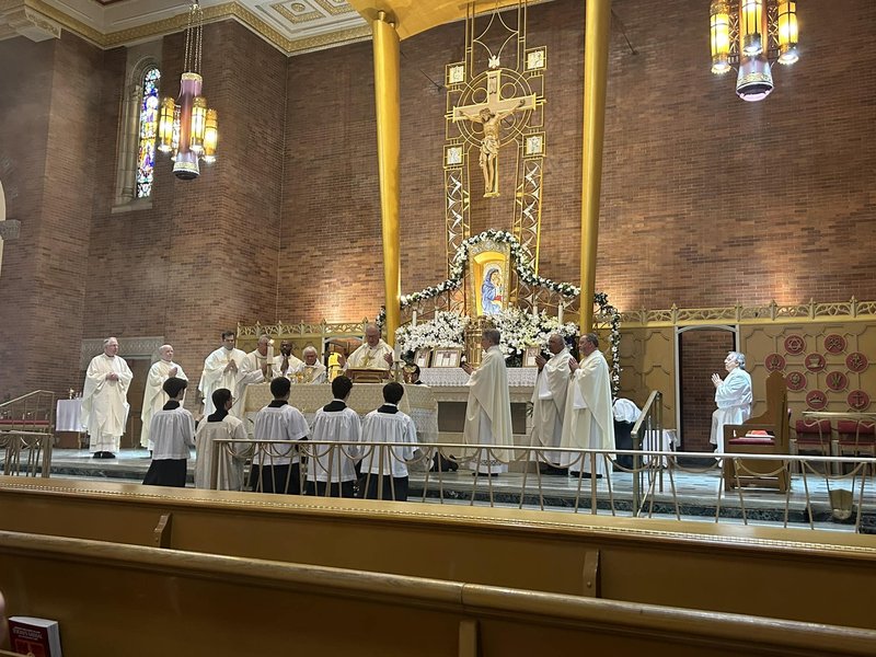 Cardinal Dolan Celebrates 100th Anniversary Mass at Church of St. Benedict