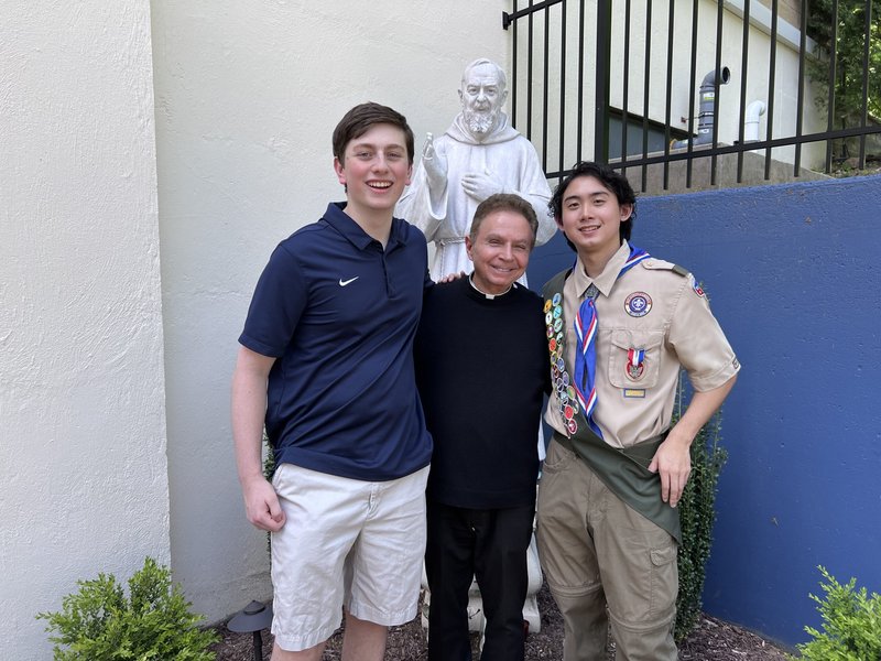 Eagle Scouts Enrich Parish and Community Through Service Projects