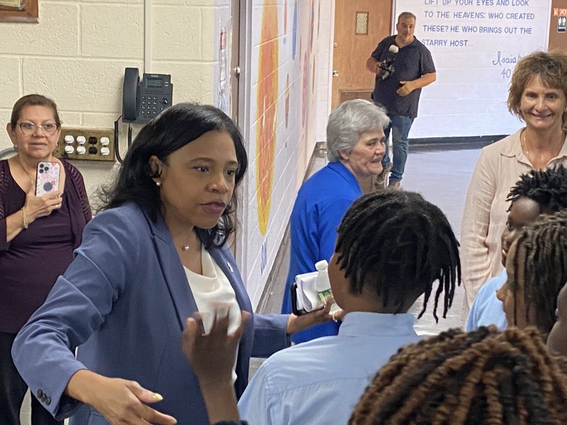 New Jersey's New Lt. Gov. Visits Bronx Alma Mater