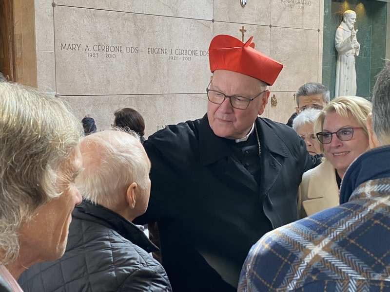 On All Souls' Day, Cardinal Timothy Dolan Celebrates Mass at Gate of Heaven Cemetery