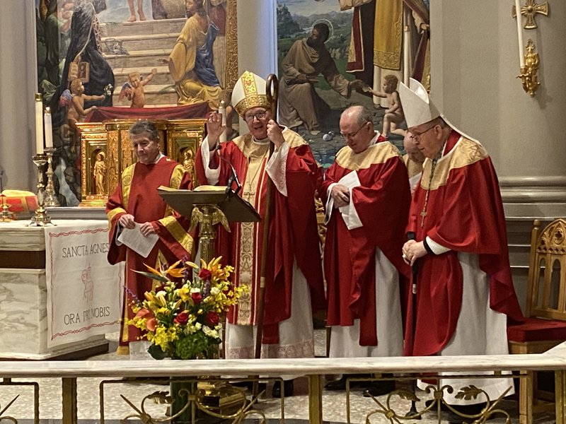 Cardinal Dolan Celebrates 150th Anniversary Mass at Manhattan's Church of St. Agnes