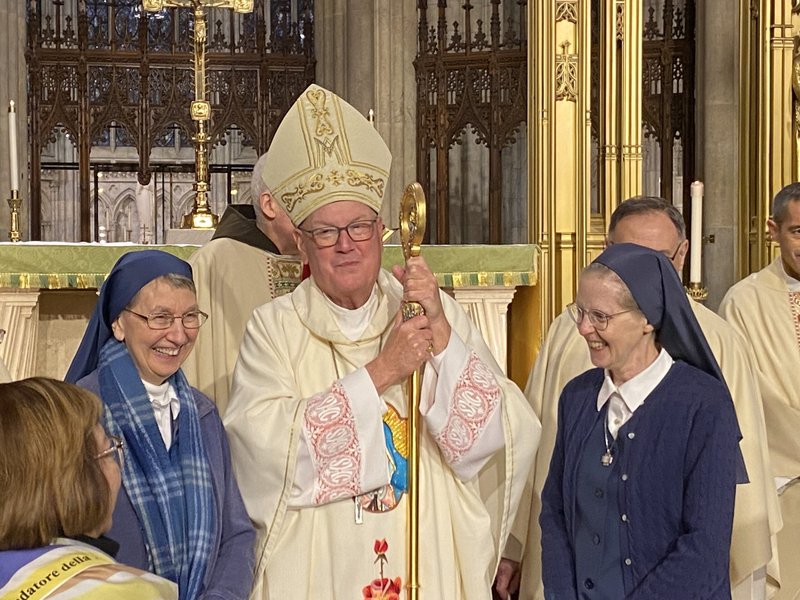 Daughters of St. Paul Bid Farewell to New York at St. Patrick's Cathedral Mass