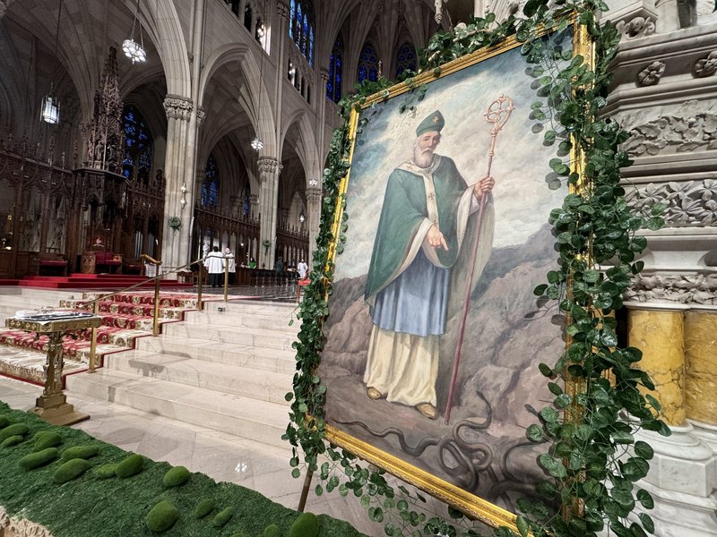 Cardinal Dolan Celebrates St. Patrick's Day Mass, Patron Saint of the Archdiocese