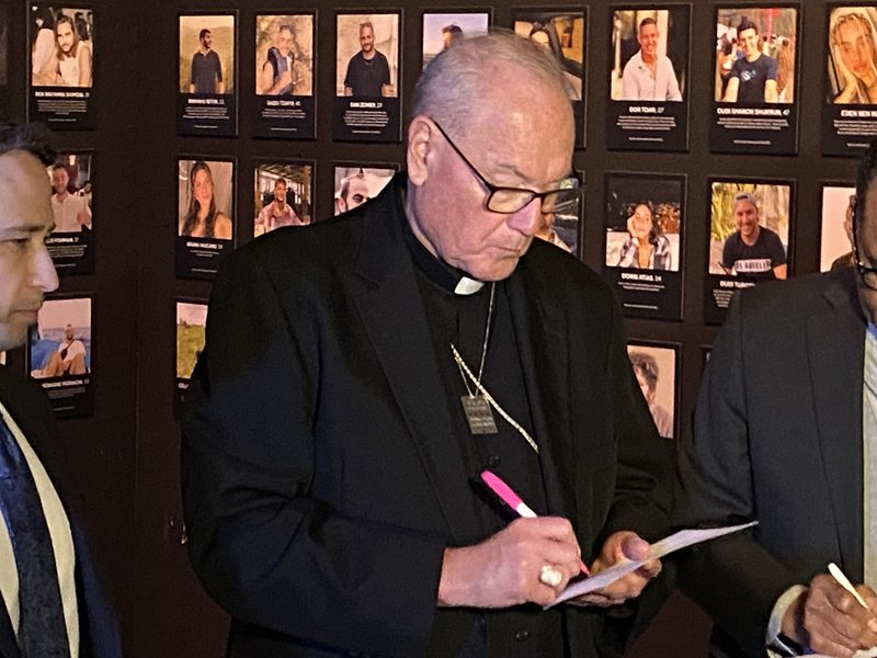 Cardinal Dolan, Rabbi Potasnik Tour Nova Music Festival Exhibition