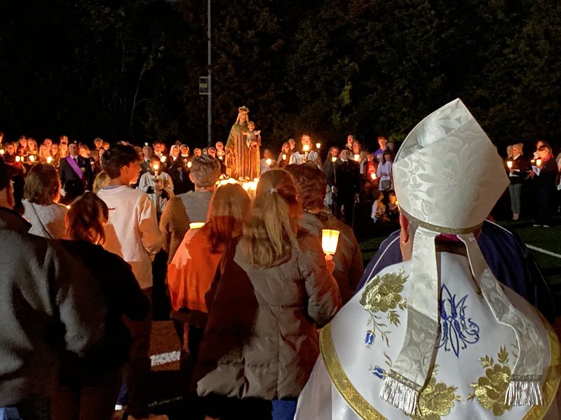 Bishop Gerardo Colacicco Leads Second Annual Poughkeepsie Rosary Procession