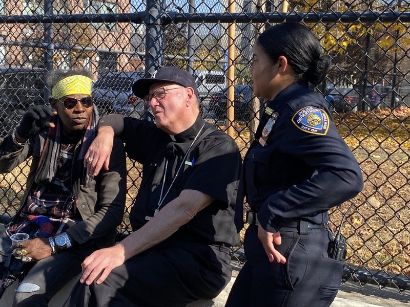 Cardinal Dolan Visits LAMP Ministries’ ‘Café’ Site in the Bronx