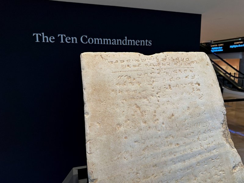 Ten Commandments Tablet Goes up for Auction at Sotheby's New York