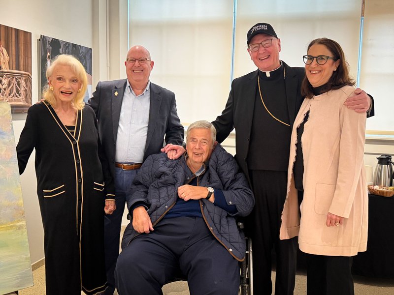Sheen Center Unveils Surprise Photo Exhibit Honoring Cardinal Dolan