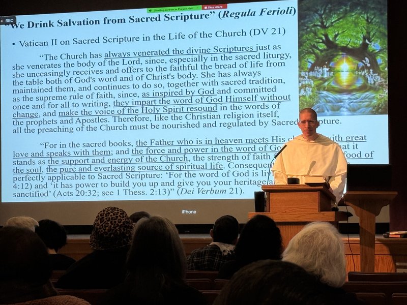 Dominican Priest Leads Day of Reflection on Scripture for Liturgical Ministers at St. Joseph's Seminary