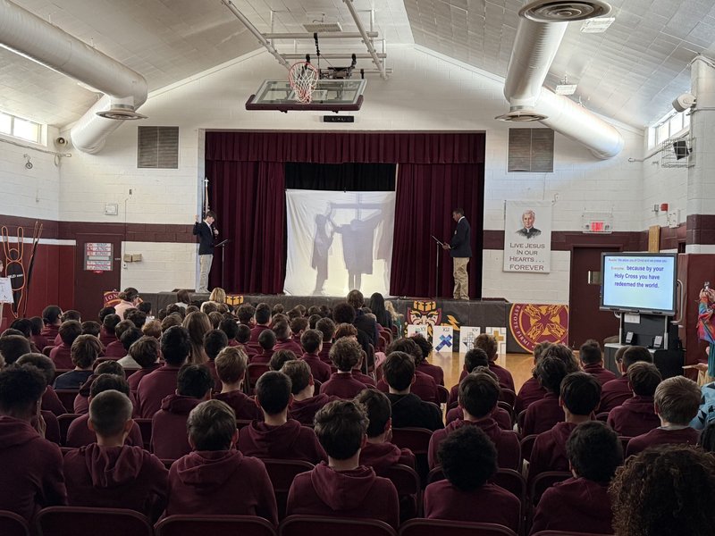 The Stations of the Cross Come to Life at Iona Prep