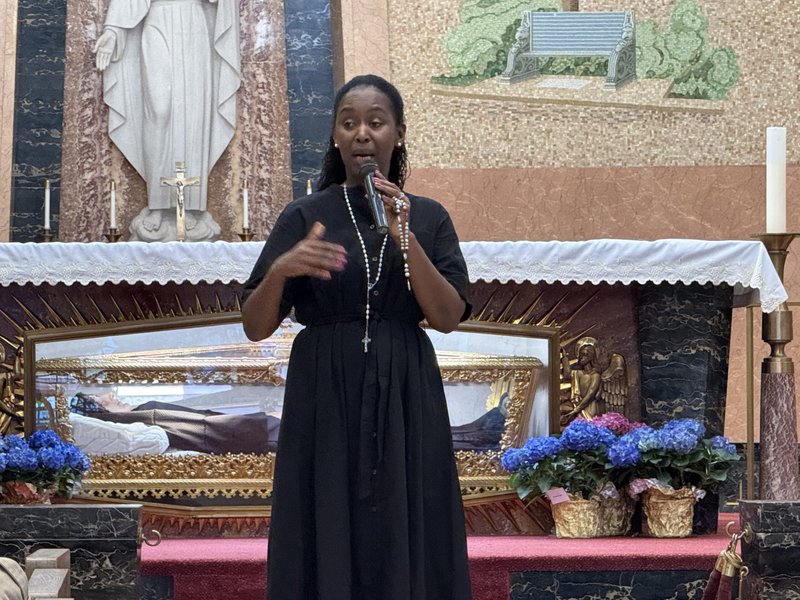 Genocide Survivor Offers Message of Hope at St. Frances Xavier Cabrini Shrine Talk