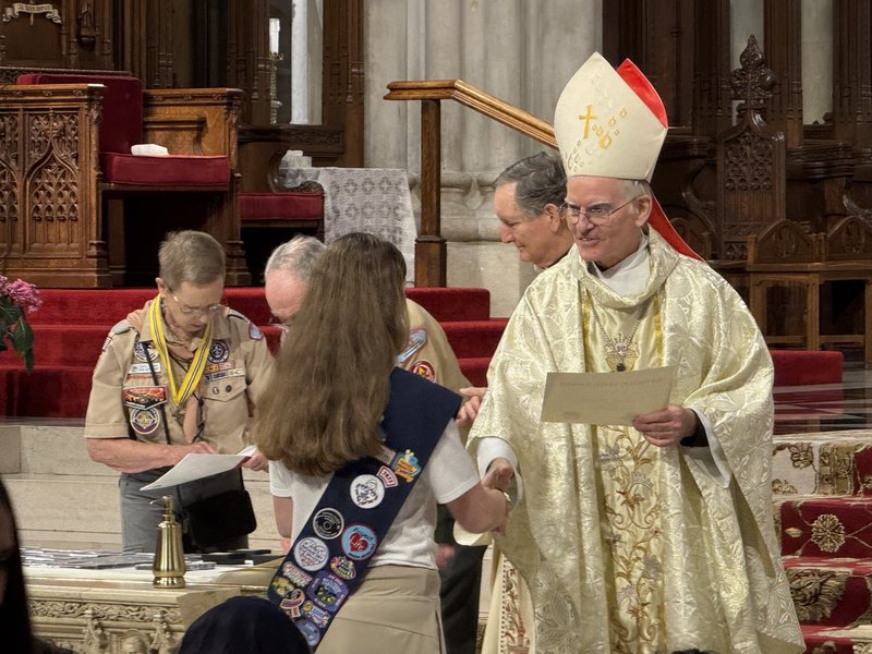 Scouts Celebrate Annual Catholic Emblem Mass at St. Patrick’s Cathedral​