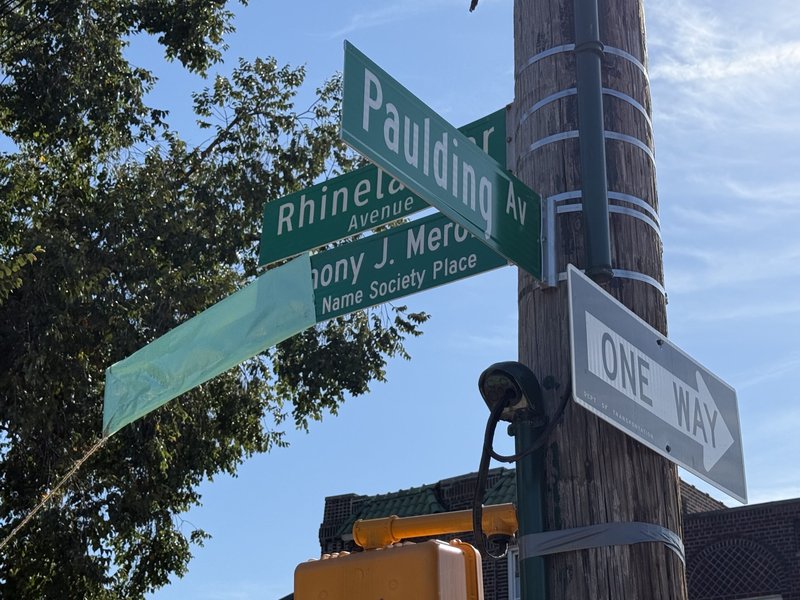 Bronx Parish Neighborhood Names Street for Parishioner, Holy Name President