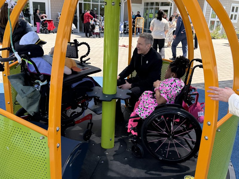 Archbishop Hicks Makes First Pastoral Visit to Elizabeth Seton Children's