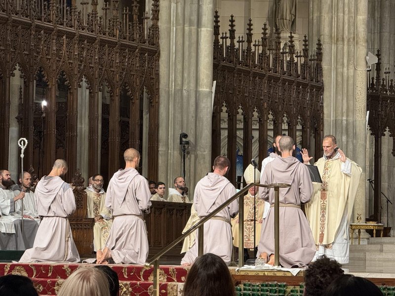 Four Franciscan Friars Profess Final Vows at St. Patrick's Cathedral
