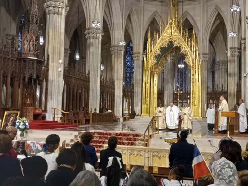 Misa de Nuestra Señora de la Altagracia Celebrada en la Catedral de San Patricio