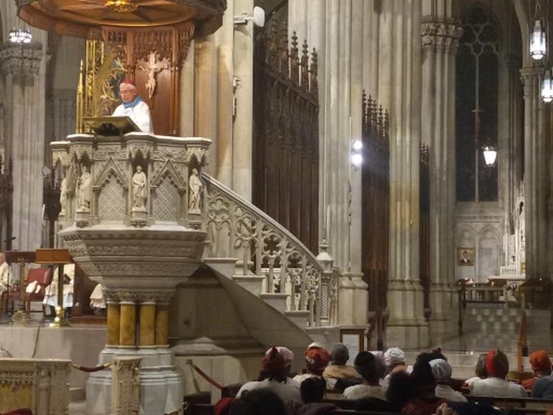 Misa de Nuestra Señora de Suyapa Celebrada en la Catedral de San Patricio