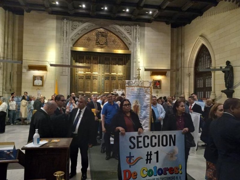 Obispo Espaillat Celebra Misa Especial para el Movimiento de Cursillos en Nueva York