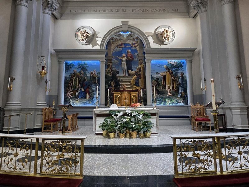 St Agnes Interior Altar