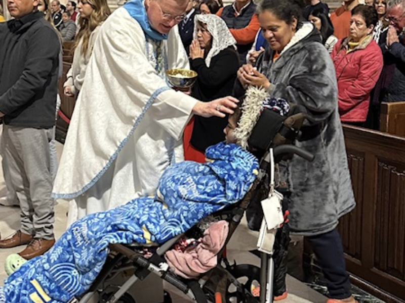 Obispo Edmund Whalen Celebra Misa de Nuestra Señora de Luján en la Catedral de San Patricio​