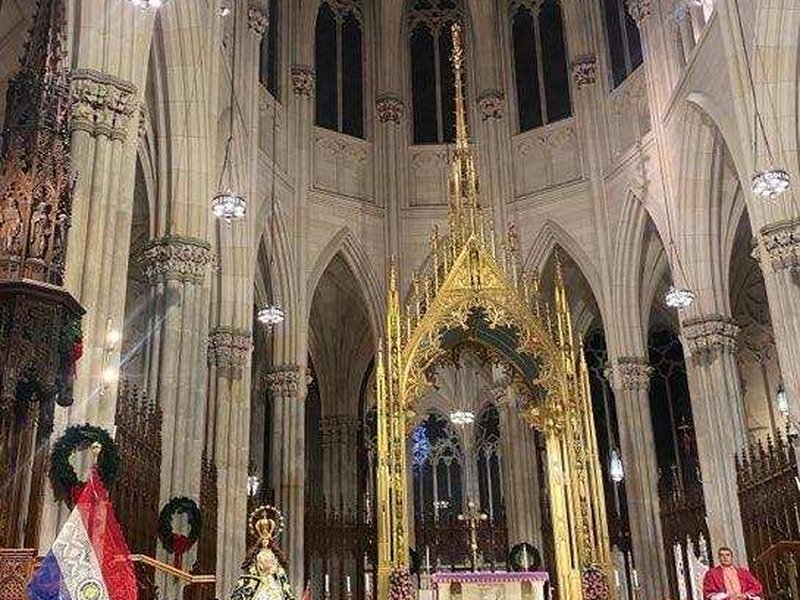 Misa Mariana de Paraguay Celebrado en la Catedral de San Patricio