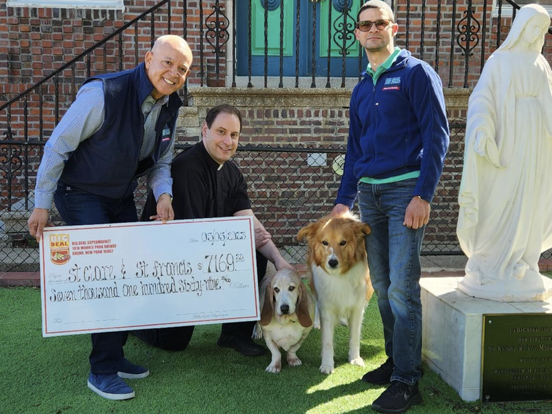 Morris Park Holy Name Societies and Big Deal Supermarket Raise over $7,000 for 2023 Annual Lenten Fundraiser​