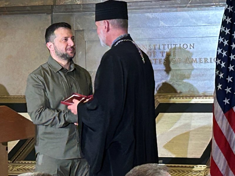 U.S. Catholic Archbishop Receives Award from Ukraine's Zelenskyy​