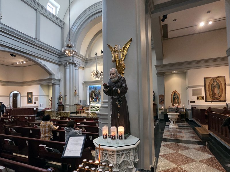 St Agnes Interior Padre Pio