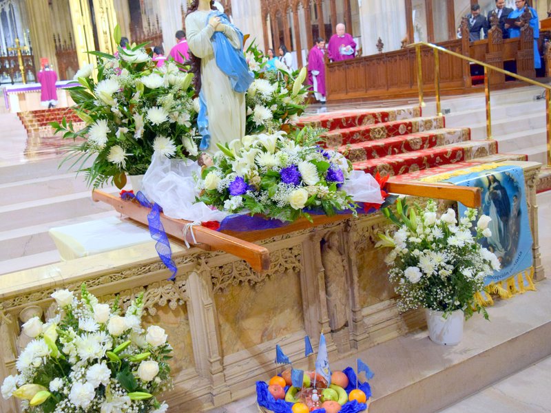 La Purisima Mass Celebrated at St. Patrick's Cathedral