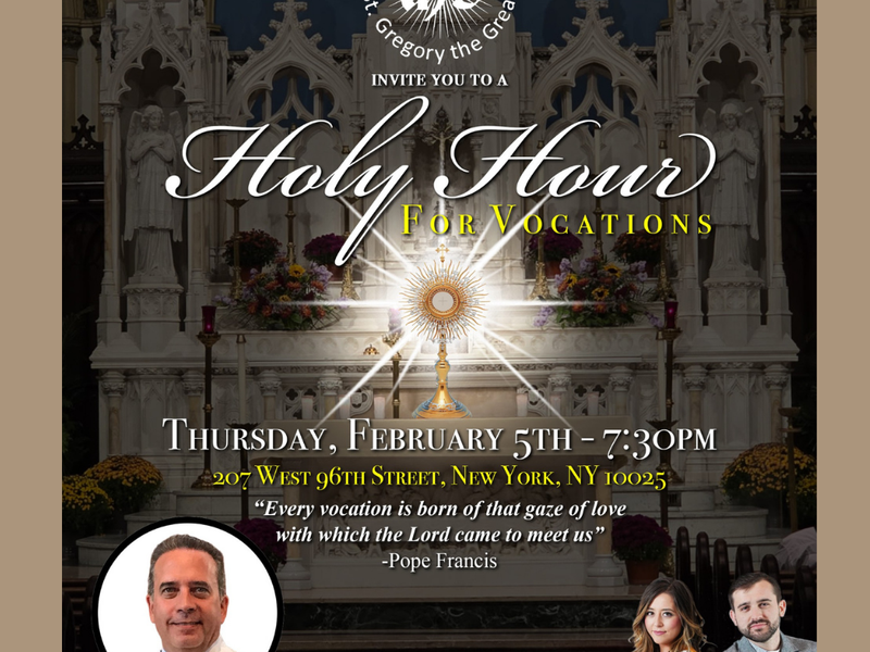 Holy Hour for Vocations