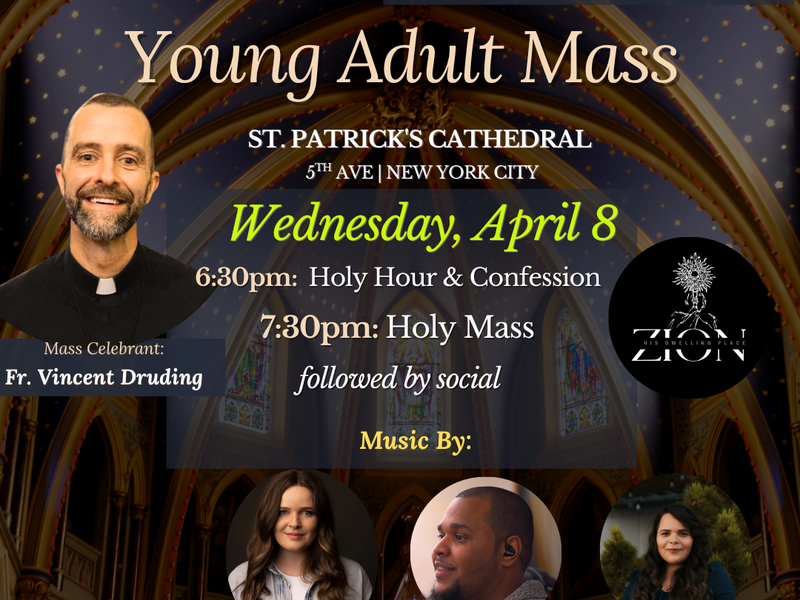 Young Adult Mass and Night of Praise and Worship