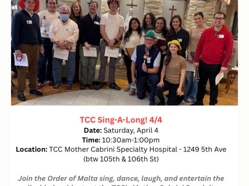 Order of Malta - TCC Sing-A-Long!