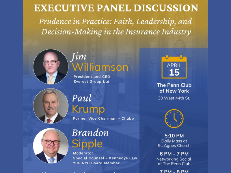 Young Catholic Professionals - Executive Panel Discussion