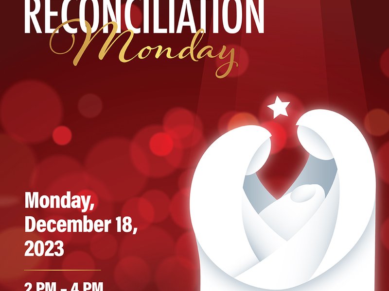 Engage with the Sacrament of Confession on Reconciliation Monday