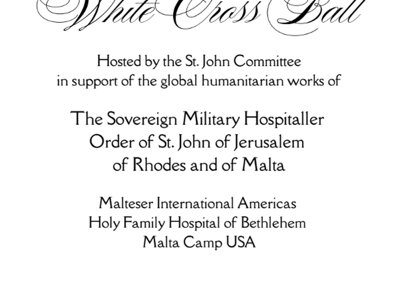 White Cross Ball