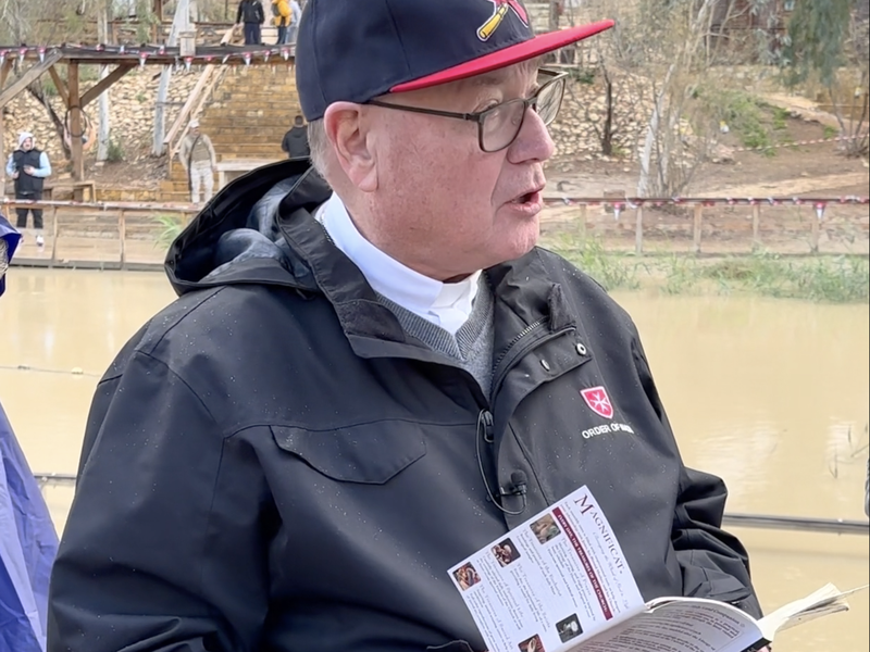 A Word from Cardinal Dolan: A Blessing at the River Jordan