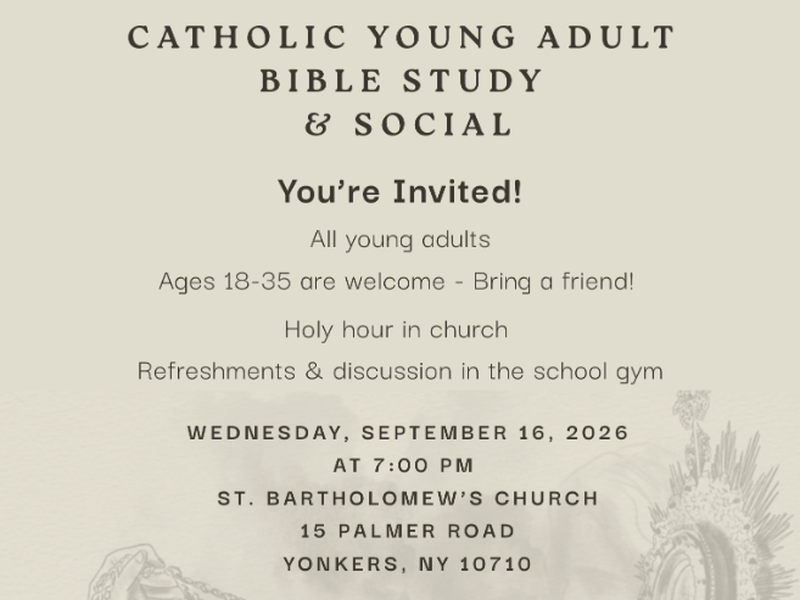 Young Adult Bible Study & Social