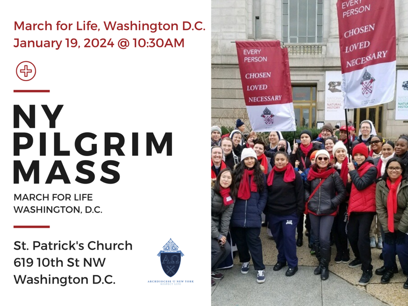 March for Life New York Pilgrim Mass Set for Washington D.C.