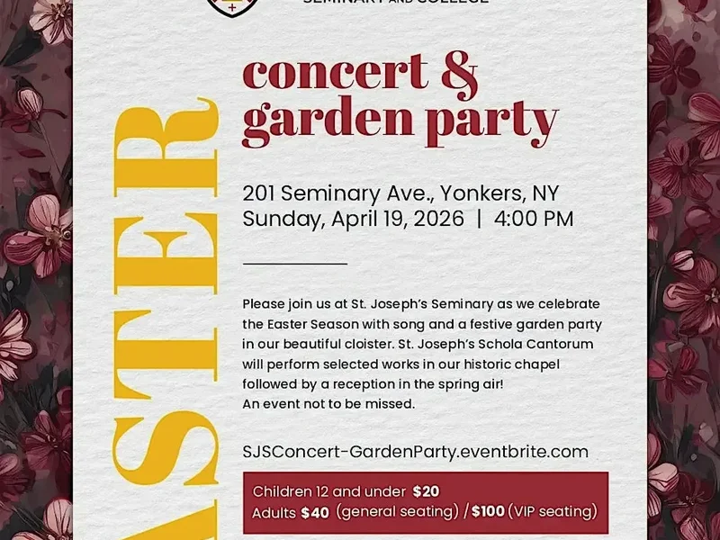 St. Joseph's Seminary Spring Concert and Garden Party
