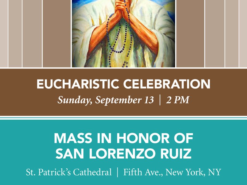 Mass in Honor of San Lorenzo Ruiz