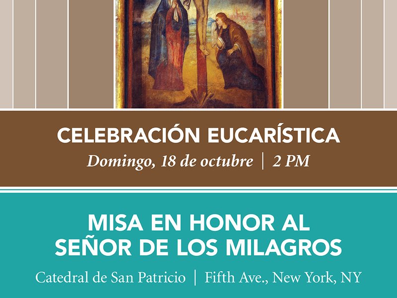 Brotherhood of Our Lord of Miracles Mass | Misa en honor al Señor de los Milagros