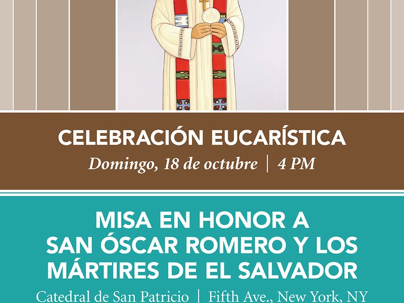St. Oscar Romero and the Martyrs of El Salvador Mass | Misa en honor a San Oscar Romero y los mártires de El Salvador